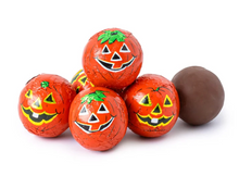 Load image into Gallery viewer, Milk Chocolate Foiled Crispy Pumpkin Heads
