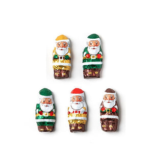 Santas - Novelty Bag of Foiled Milk Chocolate Jolly Saint Nicks