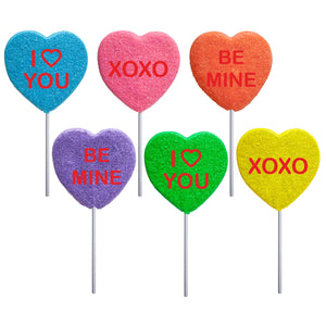 Lollipops: Conversation Hearts