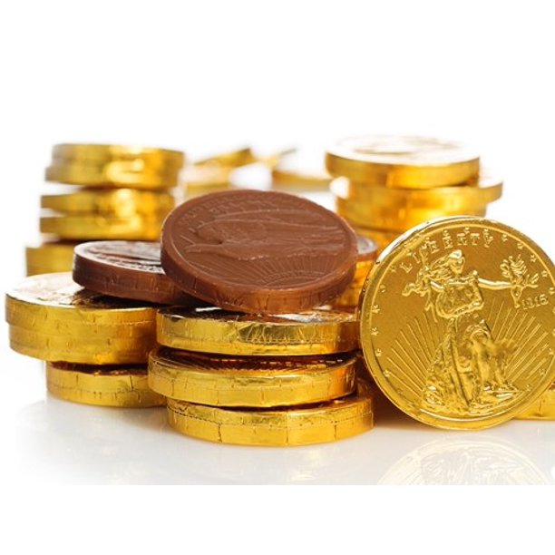 Gold Coins - Milk Chocolate Foiled