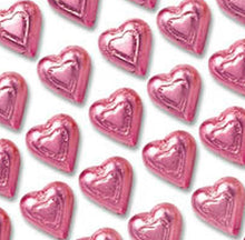 Load image into Gallery viewer, Foiled Milk Chocolate Pink Hearts
