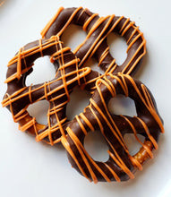 Load image into Gallery viewer, Pretzels: Large Milk Chocolate Covered Pretzels in Valentine&#39;s Day Colors
