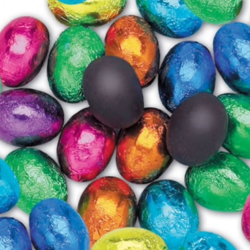 Dark Chocolate Foiled Easter Eggs